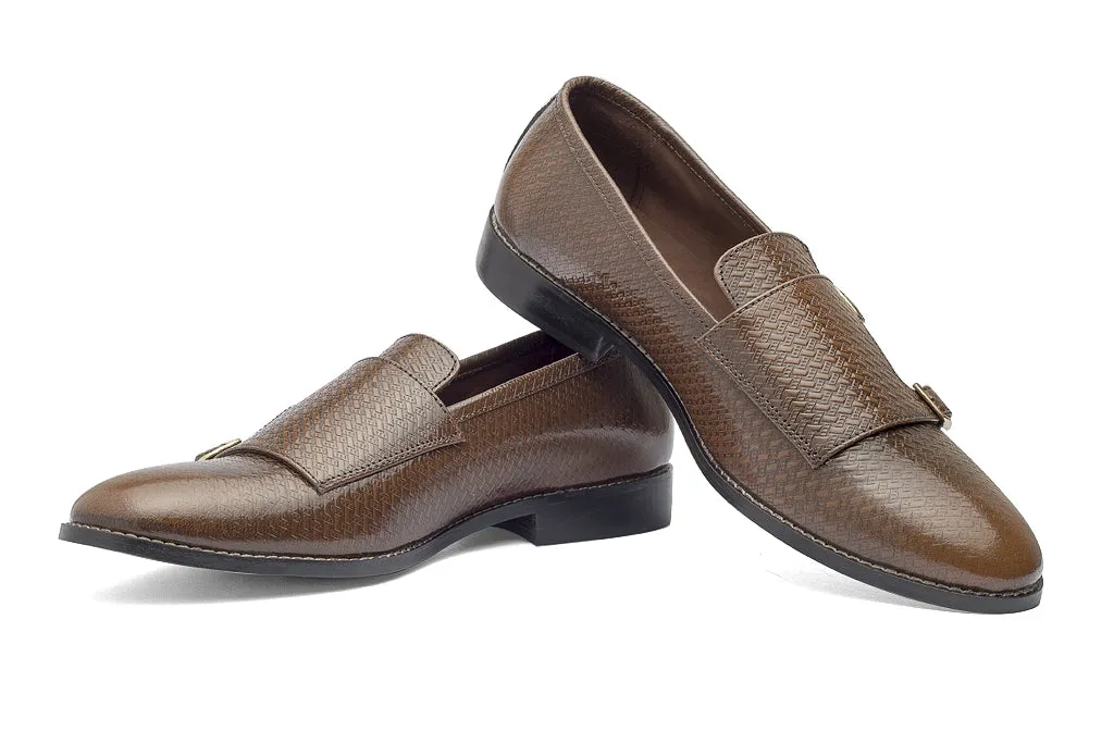 Jacob Monk Straps - Printed Cognac