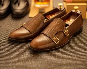 Jacob Monk Straps - Printed Cognac