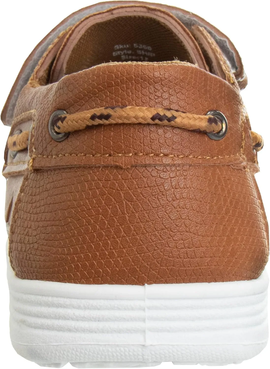Josmo Low Top Boys Boat Shoe - Outdoor Slipon Boat Shoe (Sizes 6-10 Toddler / 11-13 Little Kid / 1-4 Big Kid)