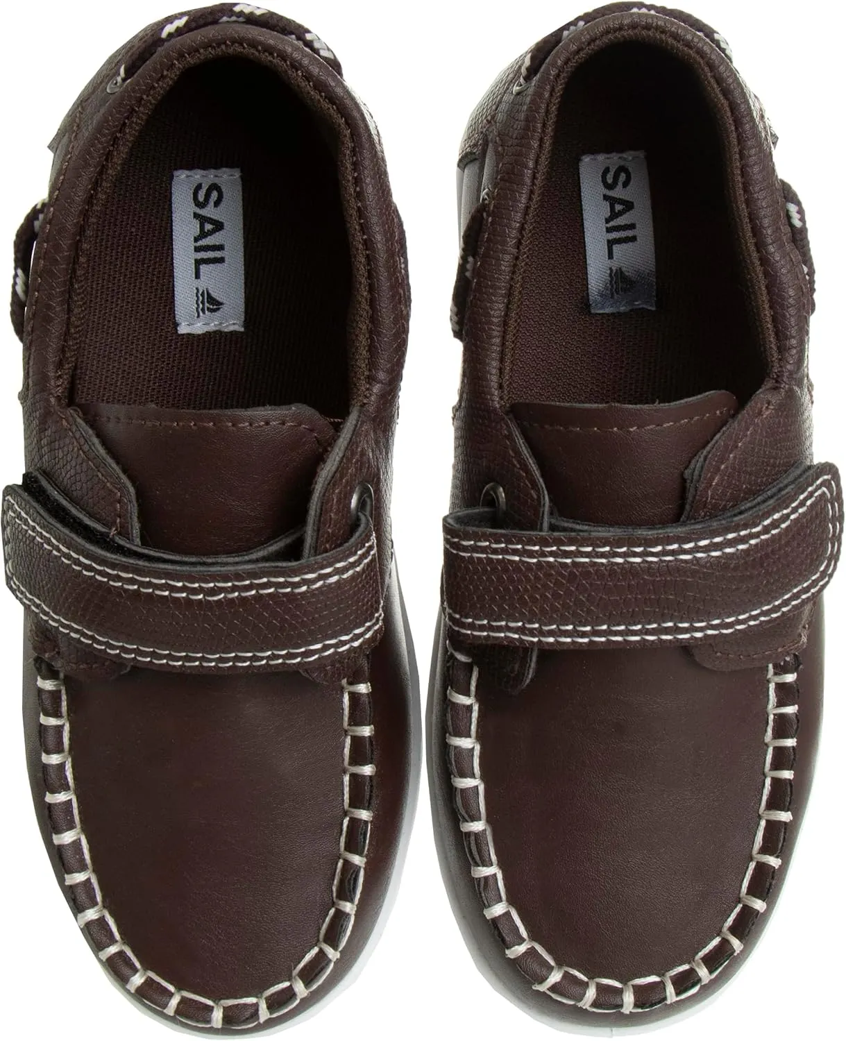 Josmo Low Top Boys Boat Shoe - Outdoor Slipon Boat Shoe (Sizes 6-10 Toddler / 11-13 Little Kid / 1-4 Big Kid)
