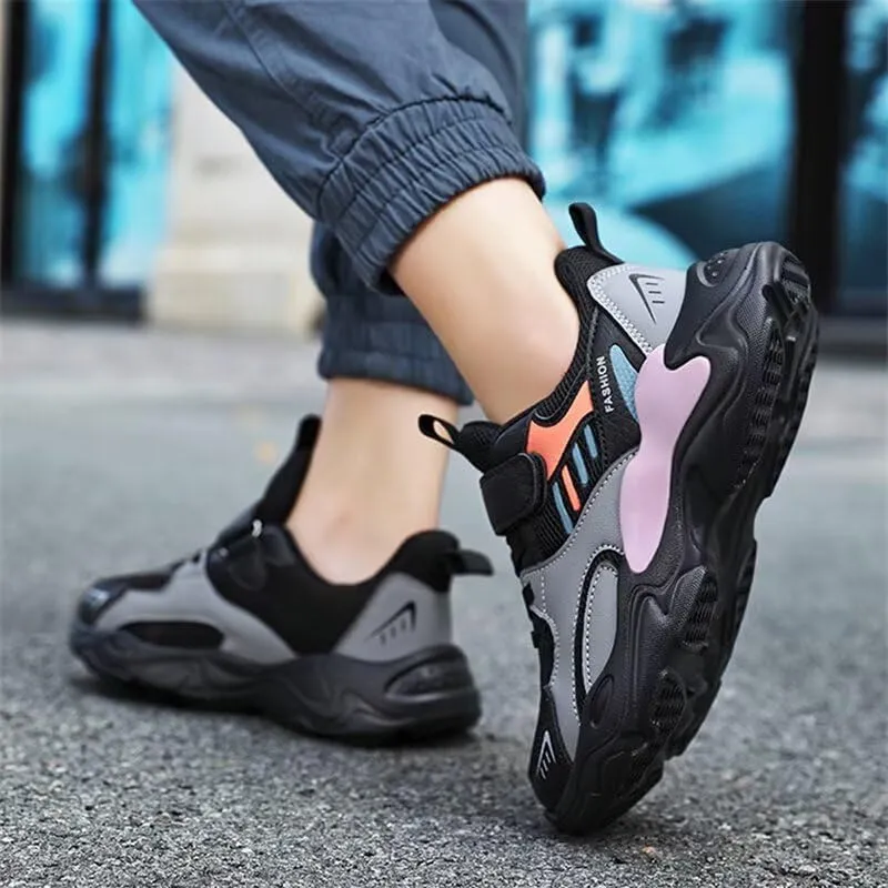 Kids Boy Fashion Comfortable Sport Sneakers for Outdoor Running Walking Cycling Hiking