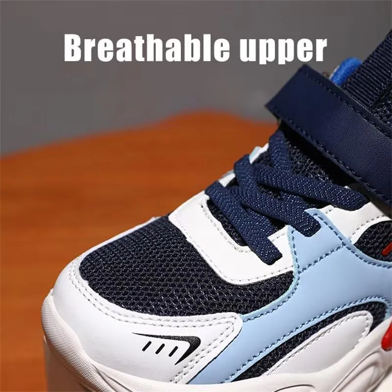 Kids Boy Fashion Comfortable Sport Sneakers for Outdoor Running Walking Cycling Hiking