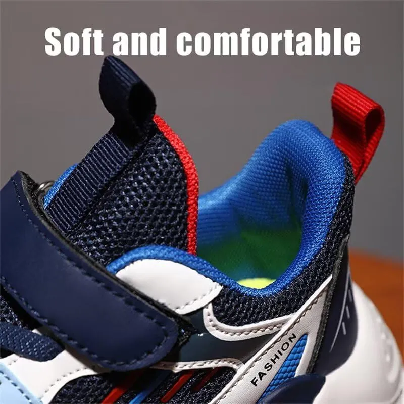 Kids Boy Fashion Comfortable Sport Sneakers for Outdoor Running Walking Cycling Hiking