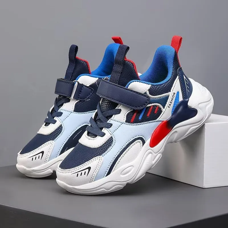 Kids Boy Fashion Comfortable Sport Sneakers for Outdoor Running Walking Cycling Hiking