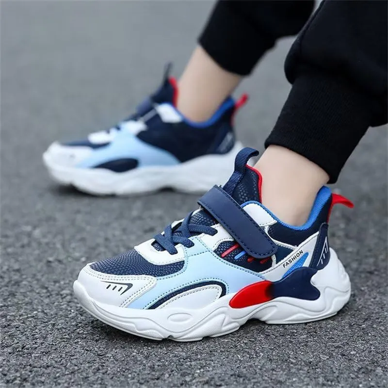 Kids Boy Fashion Comfortable Sport Sneakers for Outdoor Running Walking Cycling Hiking