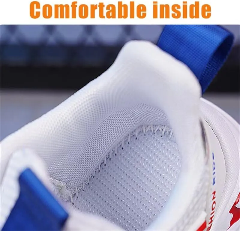 Kids Boy Fashion Lightweight Sport Sneakers for Walking Running Cycling Hiking Travel