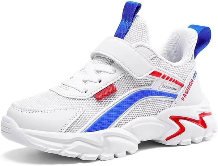 Kids Boy Fashion Lightweight Sport Sneakers for Walking Running Cycling Hiking Travel