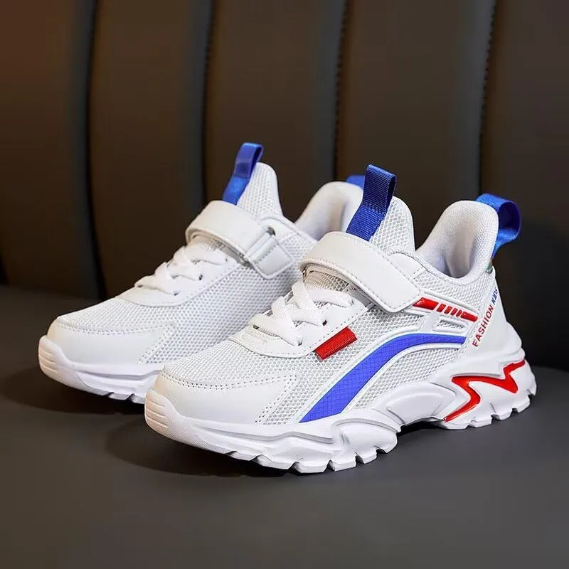 Kids Boy Fashion Lightweight Sport Sneakers for Walking Running Cycling Hiking Travel