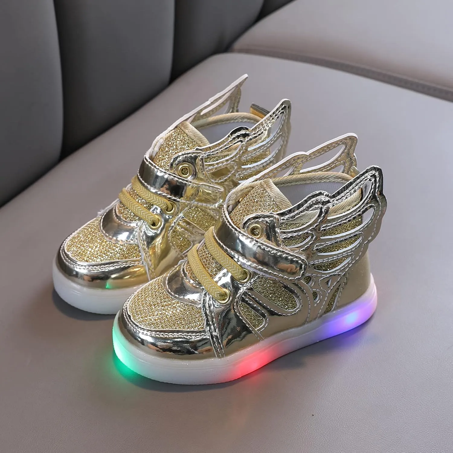 Kids Light Up Shoes for Boys Girls Toddler Sneakers USB Rechargeable Best Gift for Birthday Halloween Christmas