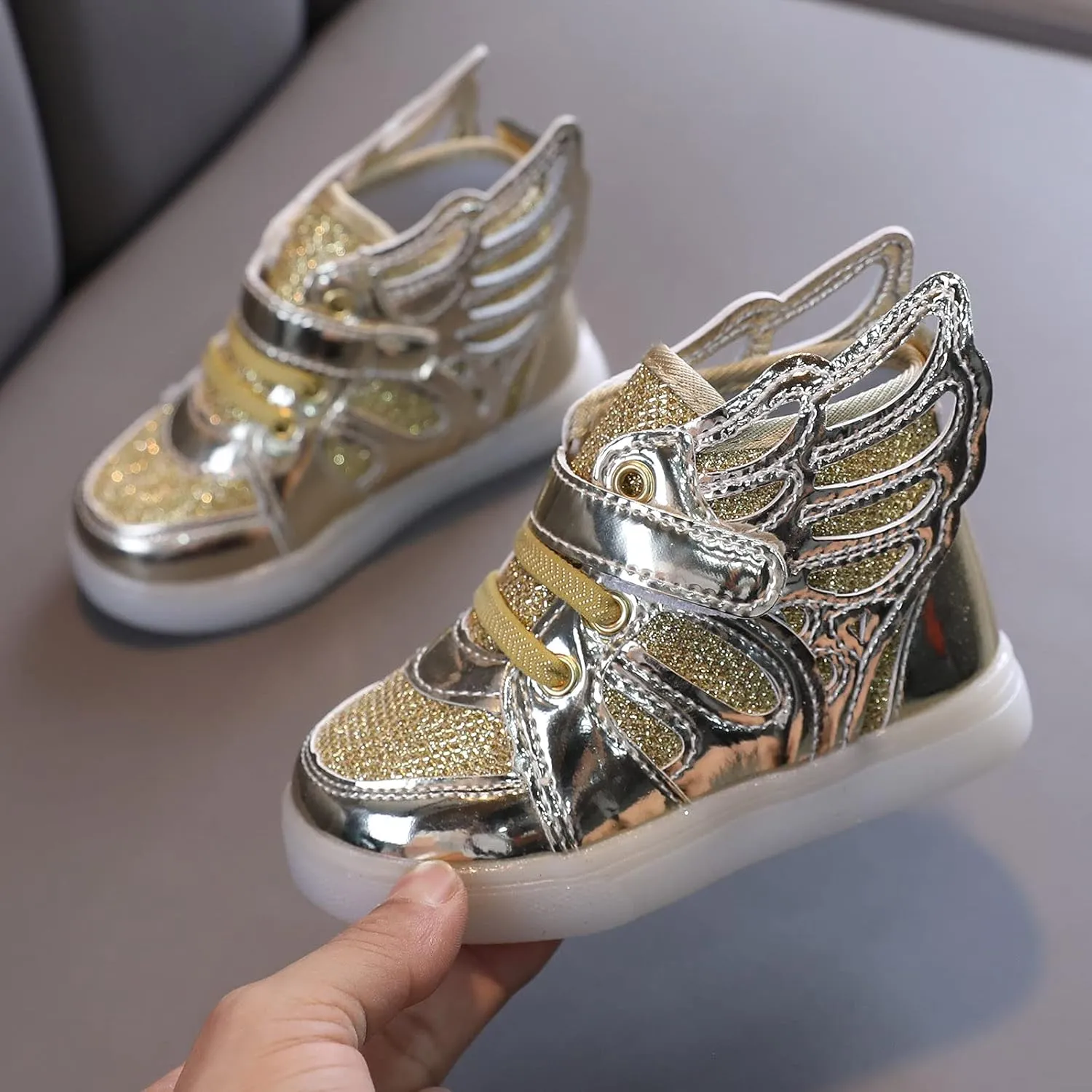 Kids Light Up Shoes for Boys Girls Toddler Sneakers USB Rechargeable Best Gift for Birthday Halloween Christmas