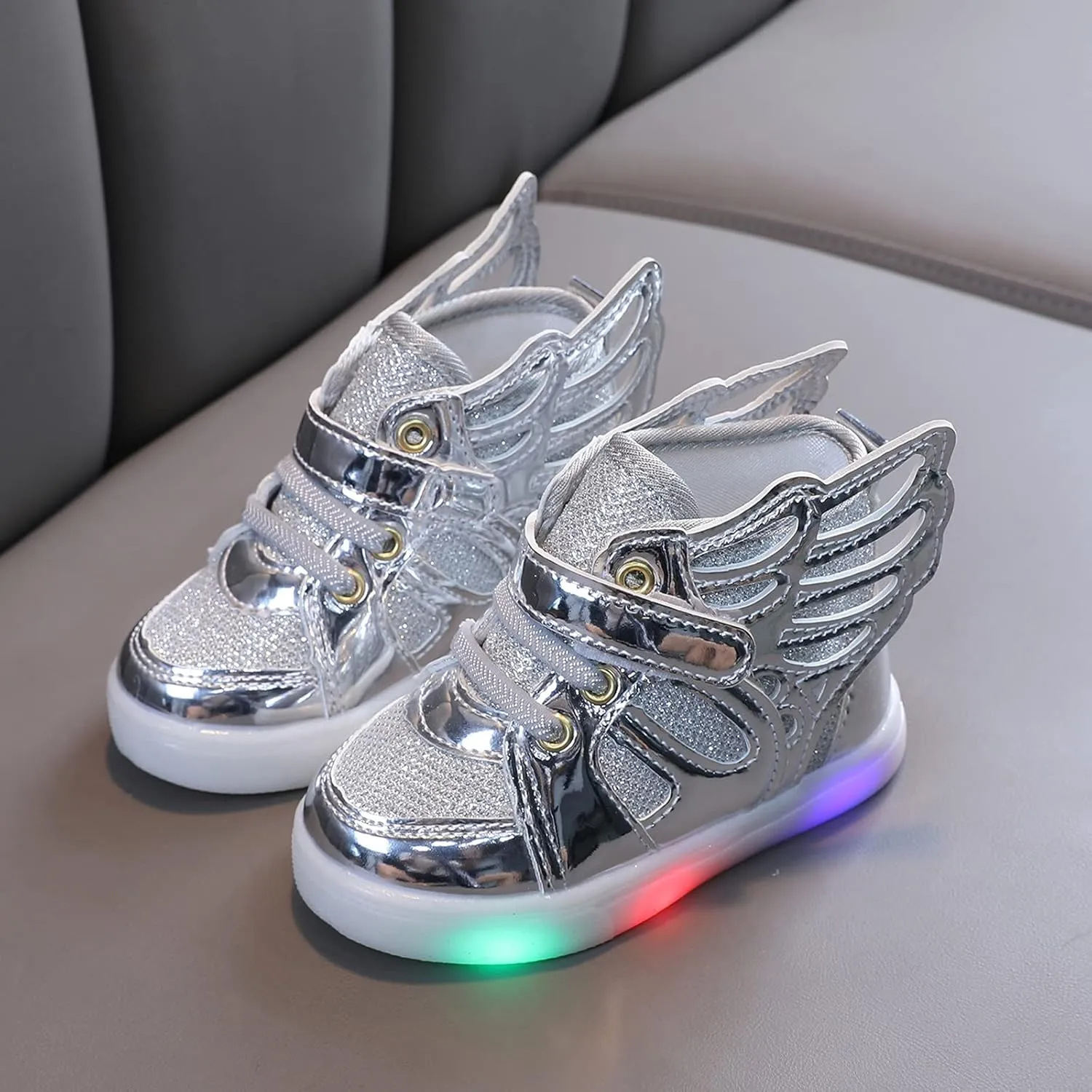 Kids Light Up Shoes for Boys Girls Toddler Sneakers USB Rechargeable Best Gift for Birthday Halloween Christmas