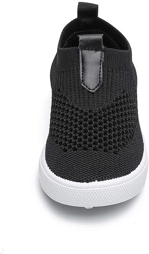 Kids Slip on Sneakers Breathable Flat Shoes for Running Walking Cycling(Toddler/Little Kid)