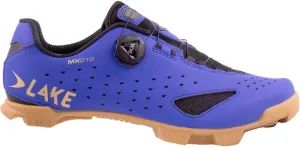 Lake Mx219 Wide Cycling Shoe - Men's Strong Blue/Gold, 41.5