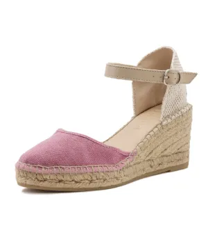 Luz Jute Wedge Rosa