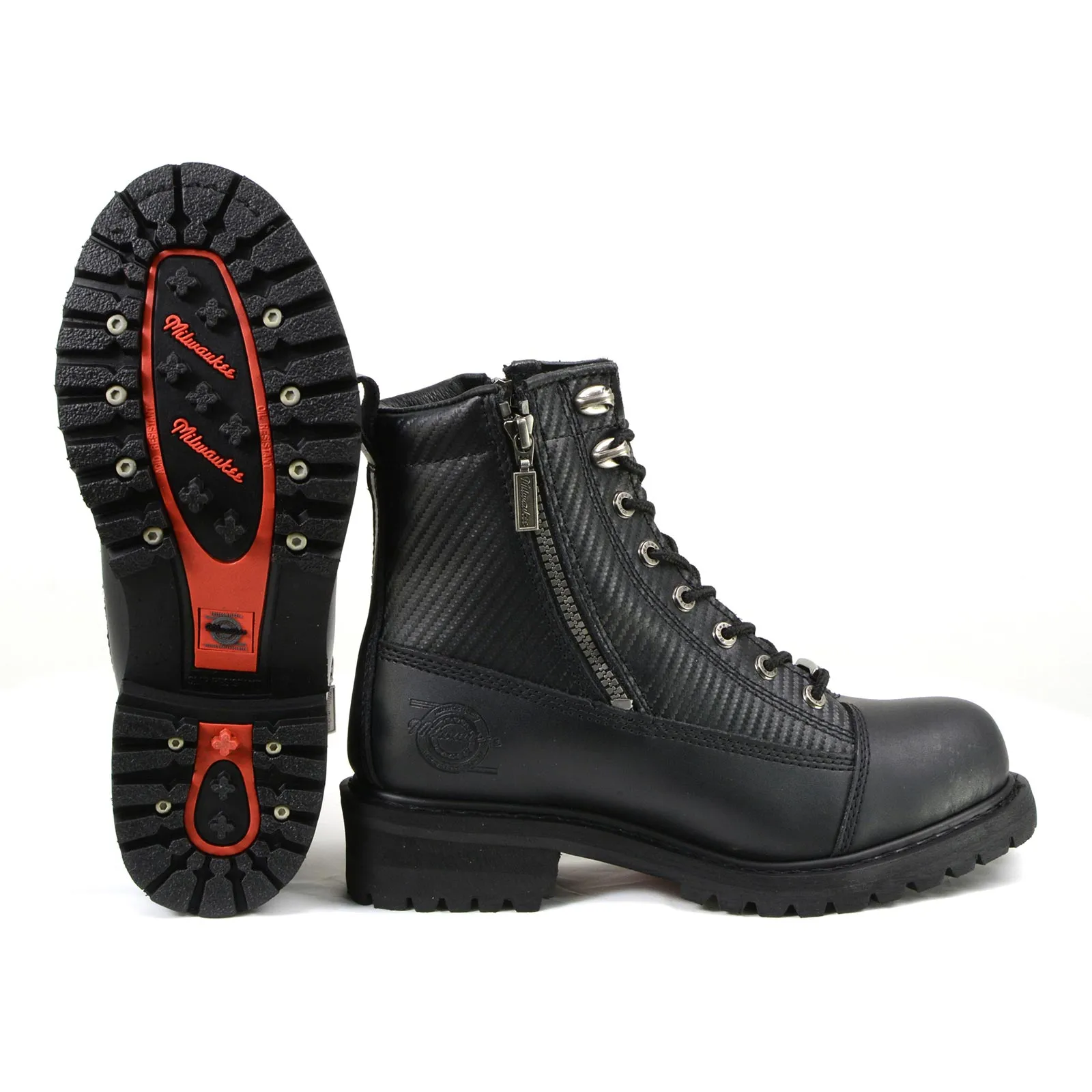 Milwaukee Motorcycle Clothing Company MB408 Men's Black Accelerator