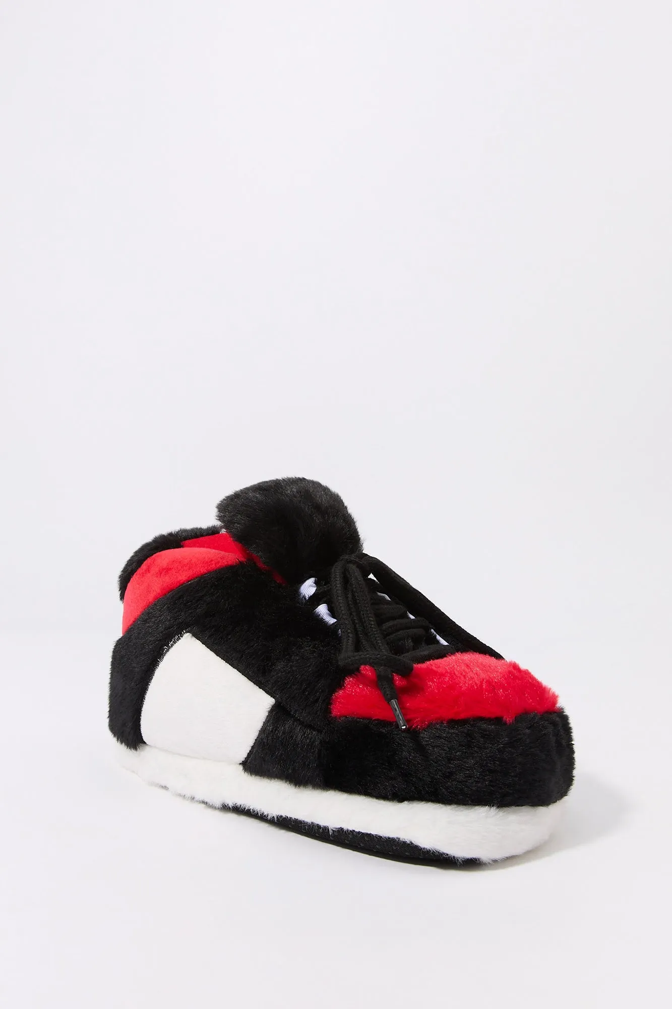 Pantoufles-espadrilles en peluche