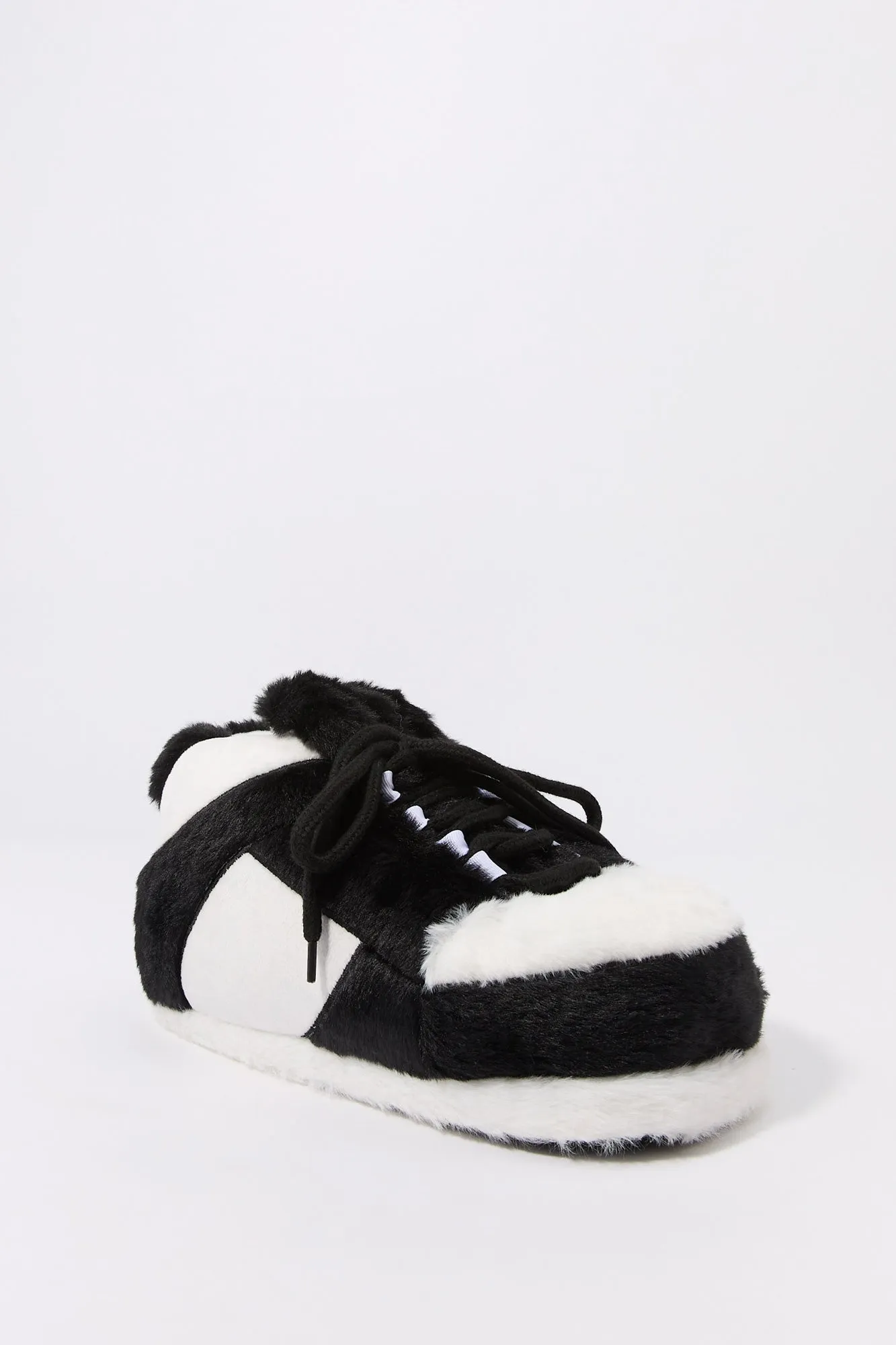 Pantoufles-espadrilles en peluche