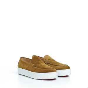 Paqueboat Boat Shoes In Cumin Brown Veau Velours