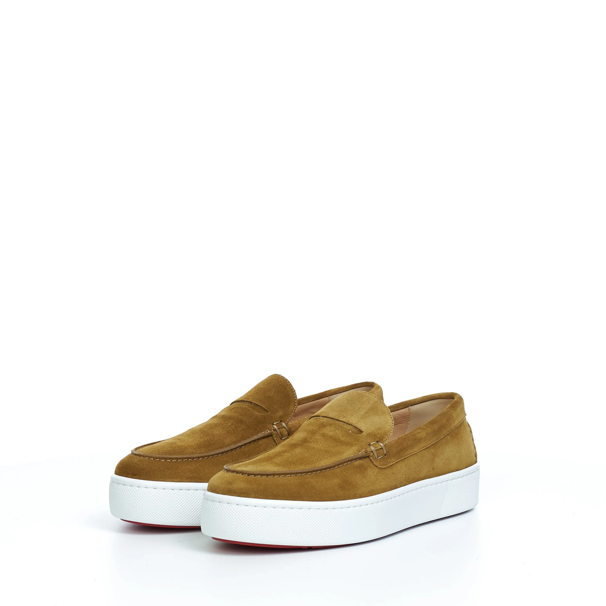 Paqueboat Boat Shoes In Cumin Brown Veau Velours