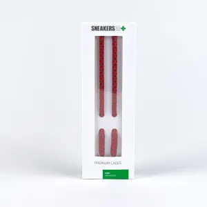 ROUND REFLECTIVE LACES 120cm - RED