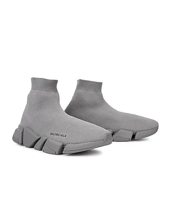 Speed 2.0 Grey Stretch-knit Sneakers