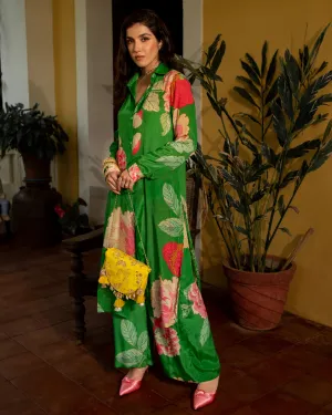 Spring Blooming Floral Kurta Set