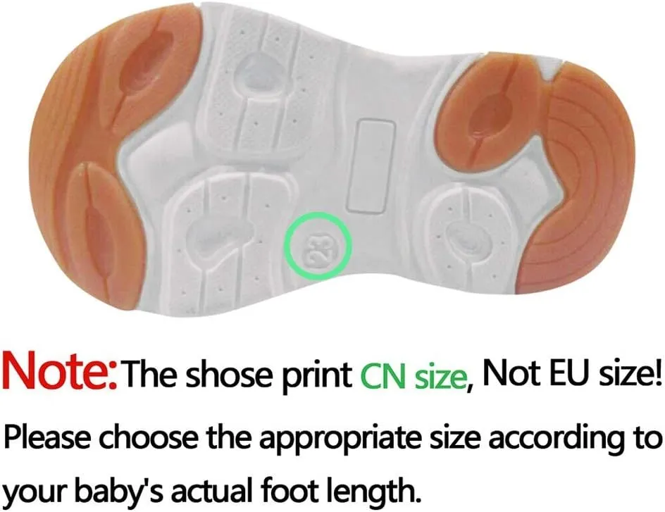 Toddler Baby Light Up Shoes Kids Boys Girls Non Slip LED Flashing Sneakers Breathable Wide Mesh Tennis Sport Shoes