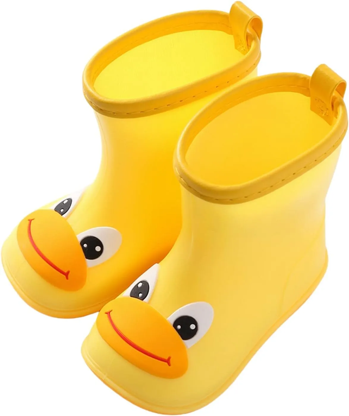 Toddler Boys Girls Rain Boots Baby Kids Easy-on Rain shoes Non Slip Lightweight Shoes