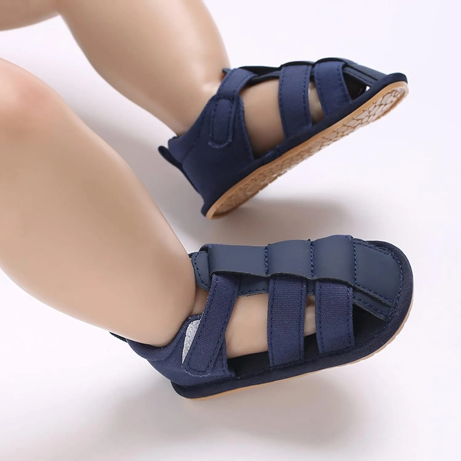 Toddler Canvas Ankle Sandals Open Toe Strap Flare Non Slip Summer Shoes Infant Newborn Breathable Gladiator Sandals