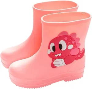 Toddler Dinosaur Rain Boots,Waterproof Rubber Boots Kids Rain Boots for Girls Boys Unisex-Child Outdoor Rain Shoes