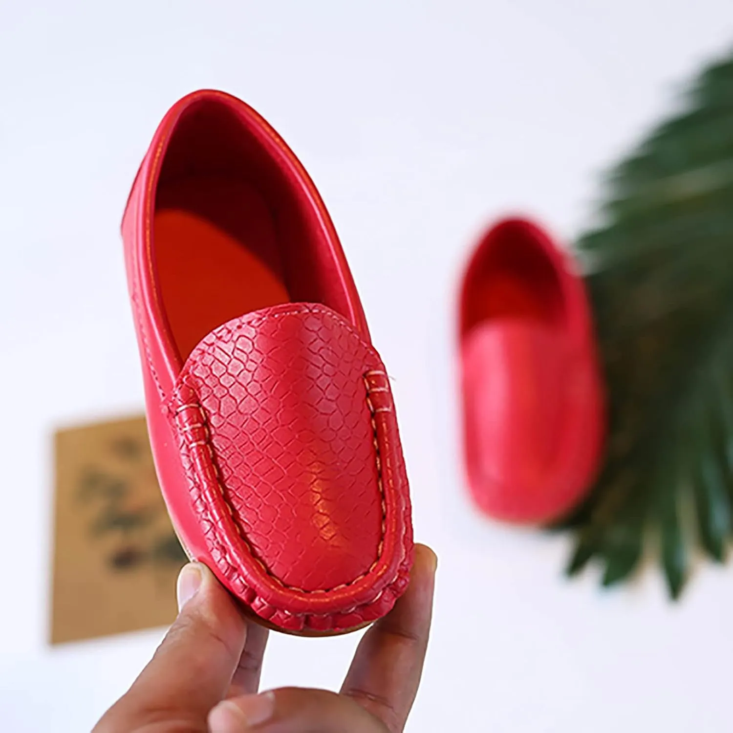 Toddler Little Kid Boys Girls Soft Slip On Loafers Dress Flat Shoes Boat Shoes Casual Shoes Girls Black Dress