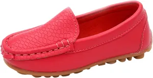 Toddler Little Kid Boys Girls Soft Slip On Loafers Dress Flat Shoes Boat Shoes Casual Shoes Girls Black Dress