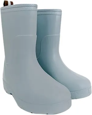Toddler Slip on Rain Boots Kids Rain Boots Long Rainboots for Boys Girls Easy-on Lightweight Waterproof Mud Boot