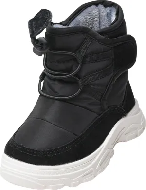 Toddler Snow Booties Open Toe Winter Ski Shoes Boys Kids Childrens Soft Sole Non Slip Fuzzy Warm Shoes Fashion Comfy