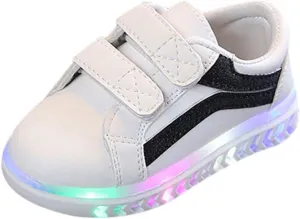 Unisex Shoes Kids Sparkling Wheels Shoes Girls Light up Roller Skates Sneakers Boys Rechargeable Flashing Sneakers