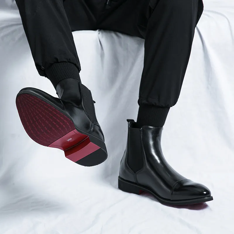 Valentino Carmina | Leather Chelsea Boots