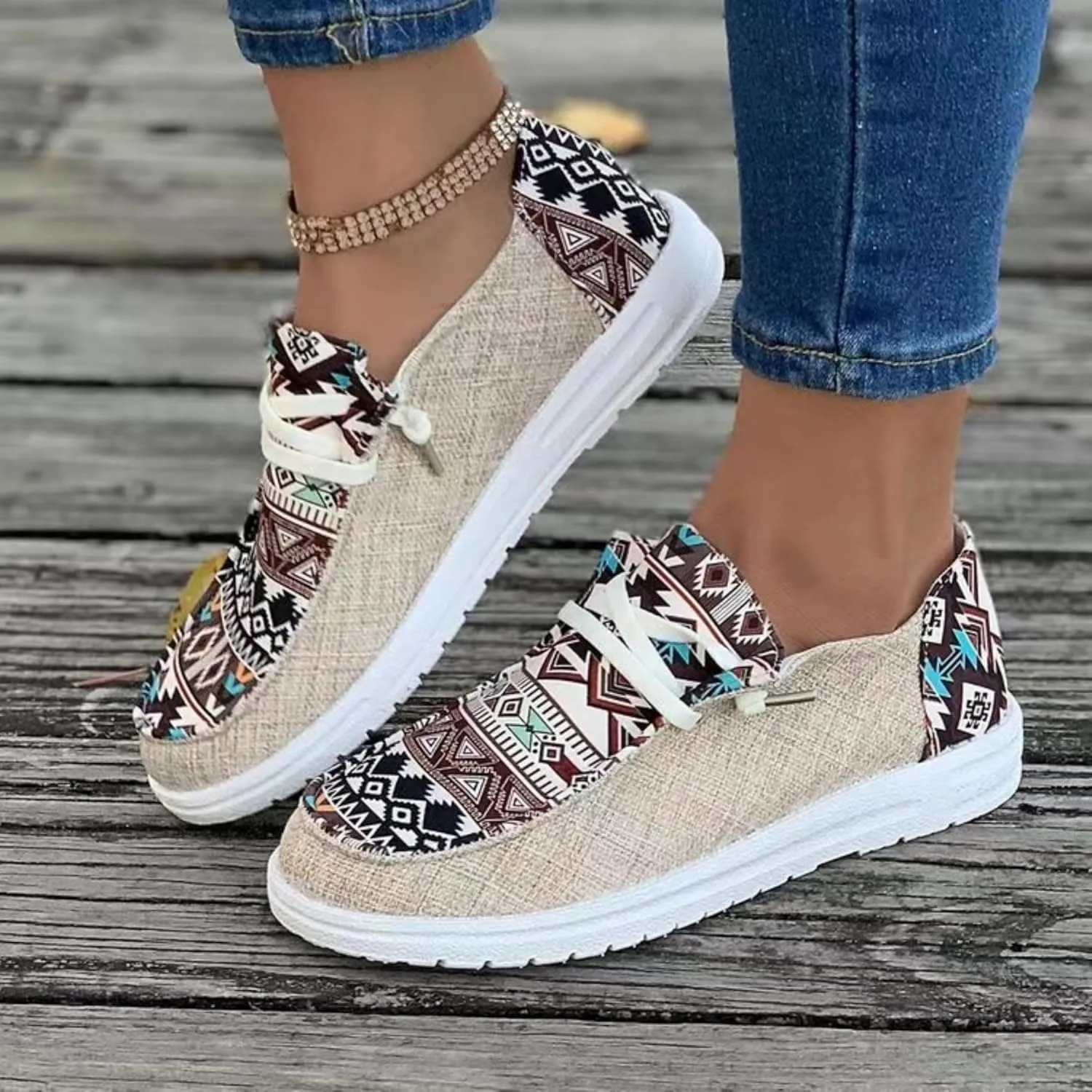 Womens Slip-on Loafers Slip in Boat Walking Shoes Comfortable Light-Weight Casual Boat Shoes